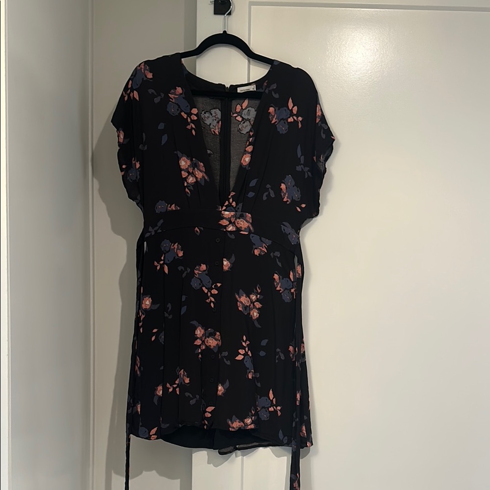 Gentle Fawn Floral Black Dress
